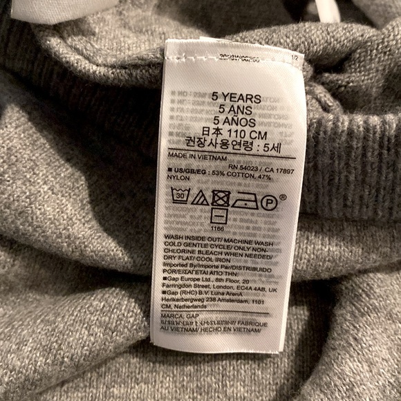 babyGAP sweater pants • heather grey • size 5T • brand new - Picture 4 of 9